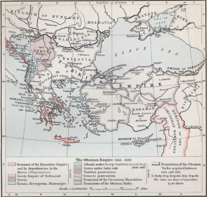 ALT="map of 15th century Ottoman Empire"