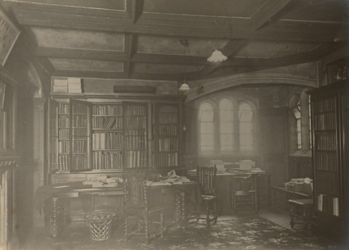 The Priory Room, now the Museum reception, 1900