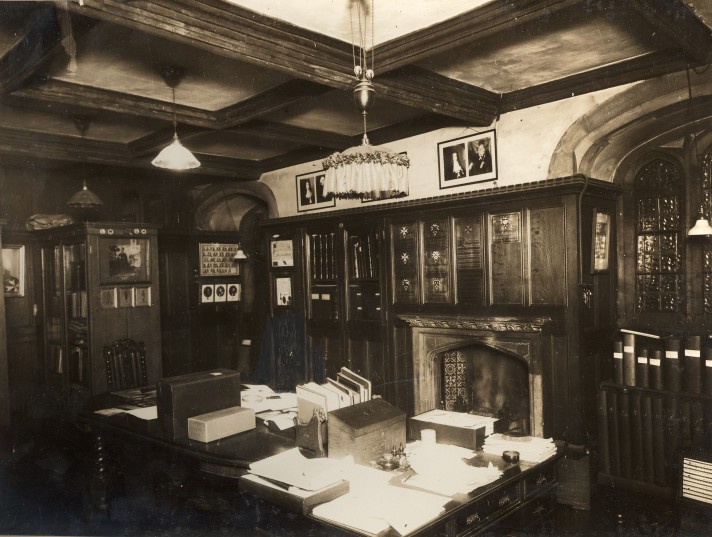 The Priory Room, now the Museum reception, 1930s