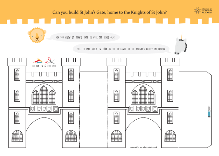 3D St John's Gate cut-out