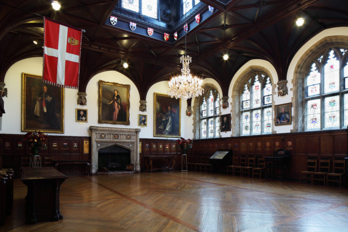 View of the Chapter Hall, including the portrait of Queen Elizabeth II, Sovereign Head of the Order of St John