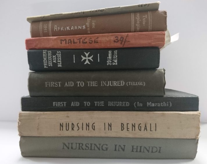 A selection of First Aid Manuals in other languages