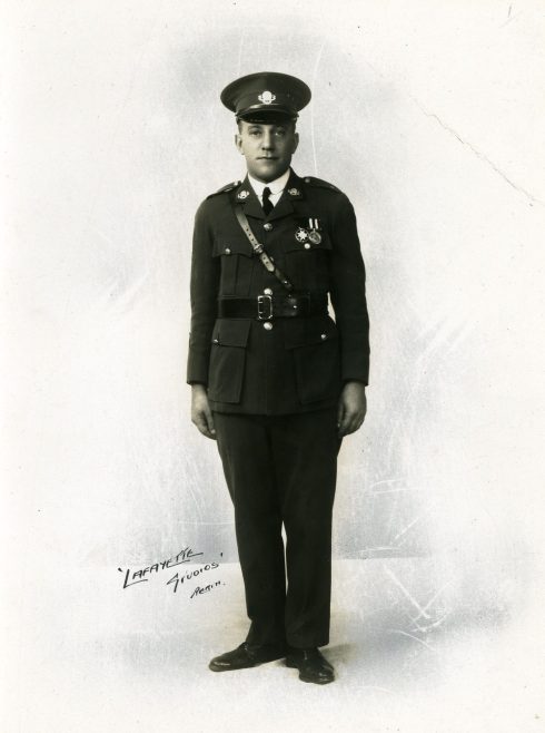 An Australian St John Ambulance Brigade officer wearing his officers' uniform (Museum ref: PHA4021/1)