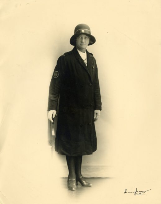 An Australian St John Ambulance Brigade nurse wearing the uniform of a nursing sister (Museum ref: PHA4021/2)