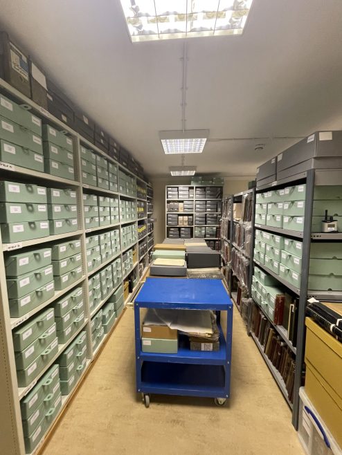 An area of the St John Archive.